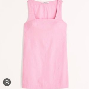 Abercrombie linen blend mini dress